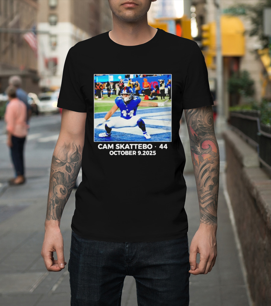 Cam Skattebo 44 October 9 2025 Football Action T-Shirt