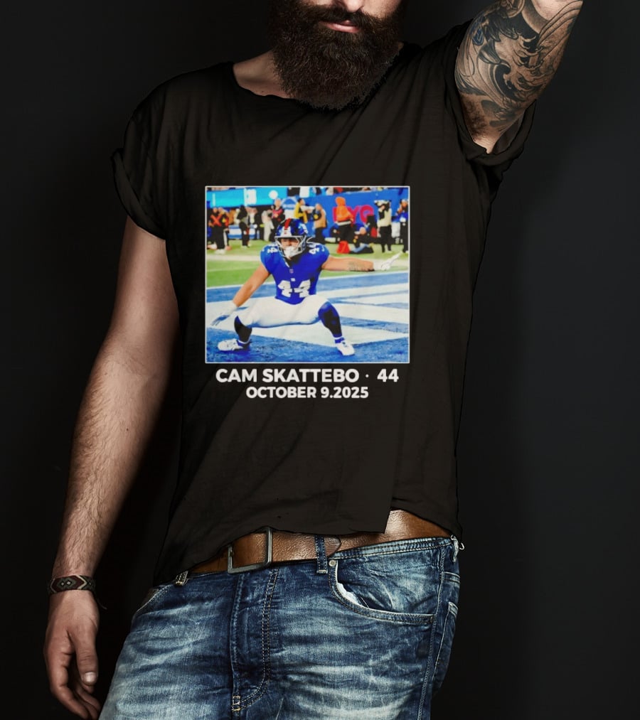 Cam Skattebo 44 October 9 2025 Football Action T-Shirt