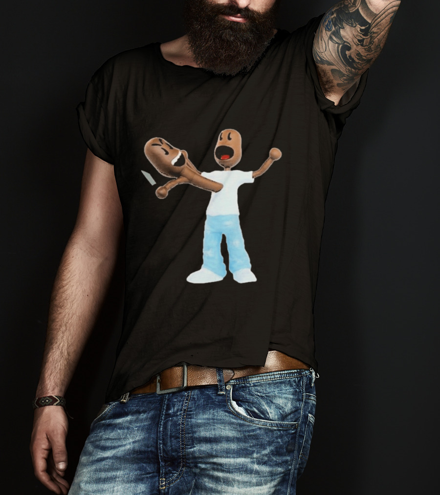 Kid Cudi Scotty Ramon Versus Cartoon Characters Clash T-Shirt