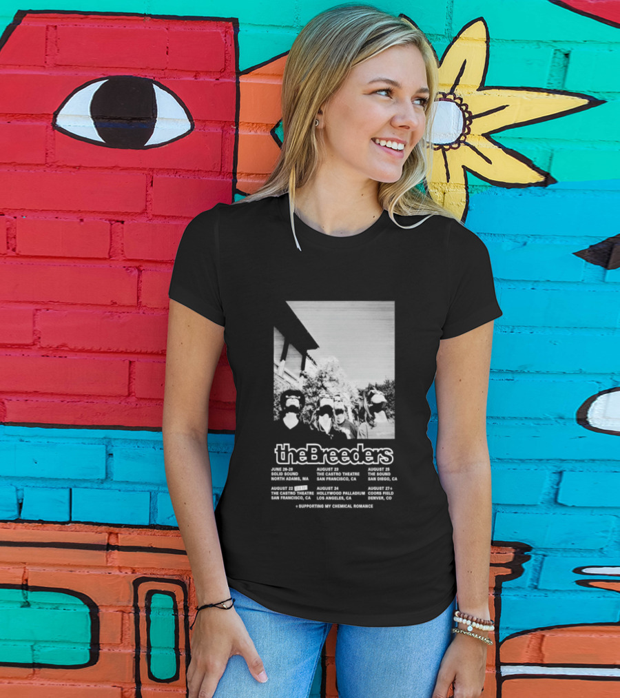 The Breeders 2026 Tour With Eindhoven Dublin Amsterdam Paris London Dates T-Shirt