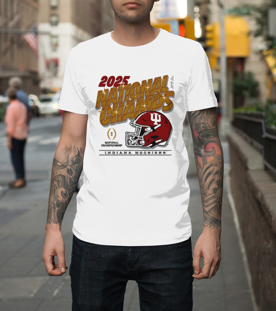 2025 National Champs Indiana Hoosiers Football Champions T-Shirt