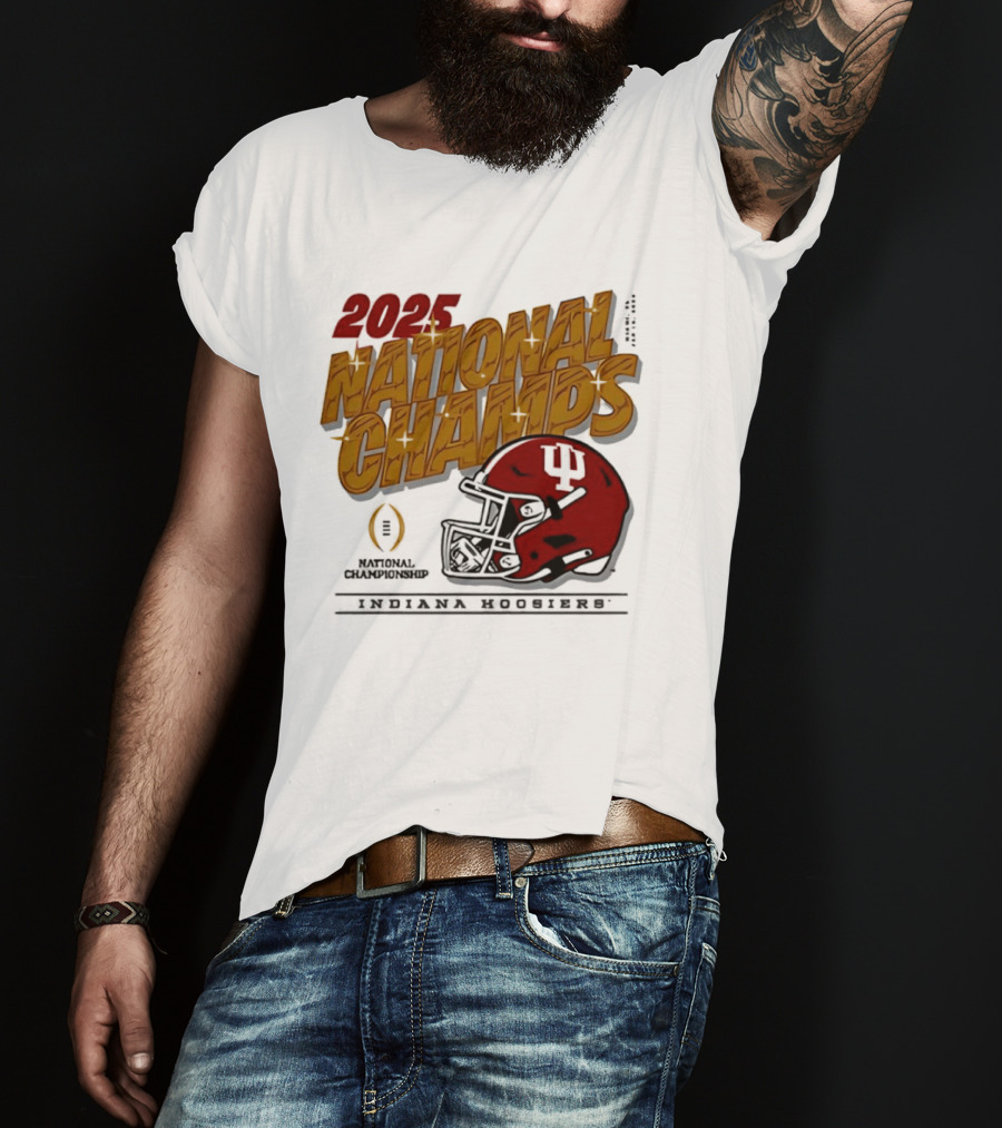 2025 National Champs Indiana Hoosiers Football Champions T-Shirt