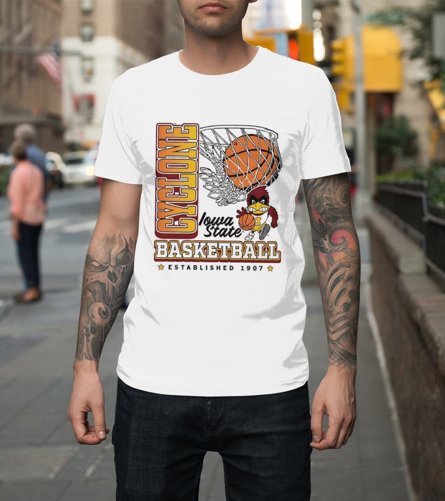 Iowa State Cyclones Basketball Est 1907 Vintage Cyclone T-Shirt