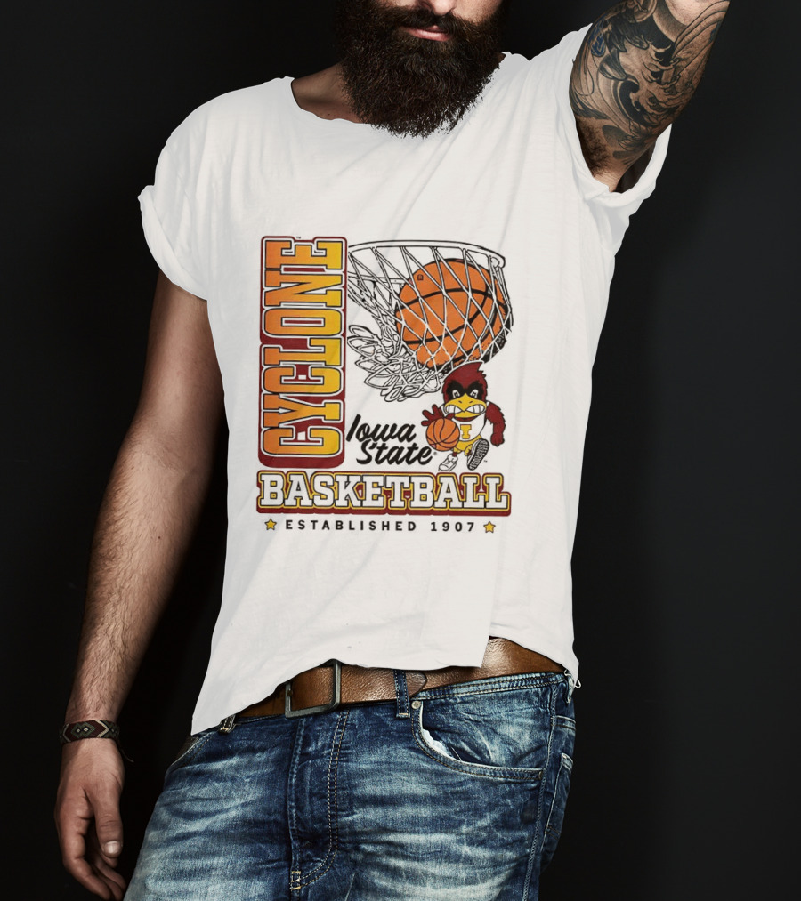 Iowa State Cyclones Basketball Est 1907 Vintage Cyclone T-Shirt