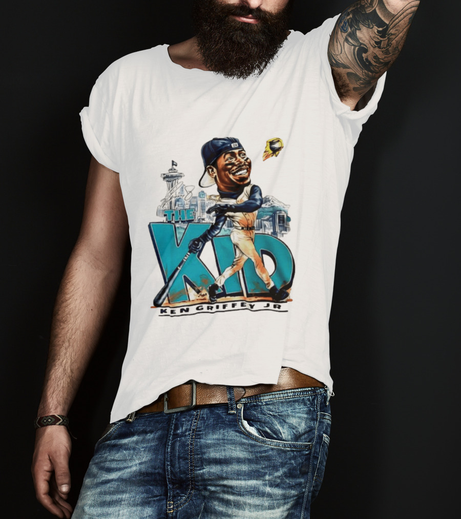 Ken Griffey Jr. The Kid Seattle Baseball Legend T-Shirt