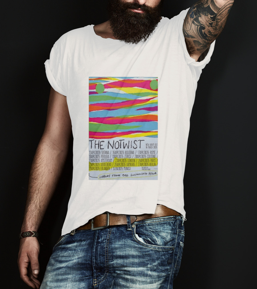 The Notwist Tour 2026 Vienna Rome London Paris Berlin New Album March Swimming Hour T-Shirt
