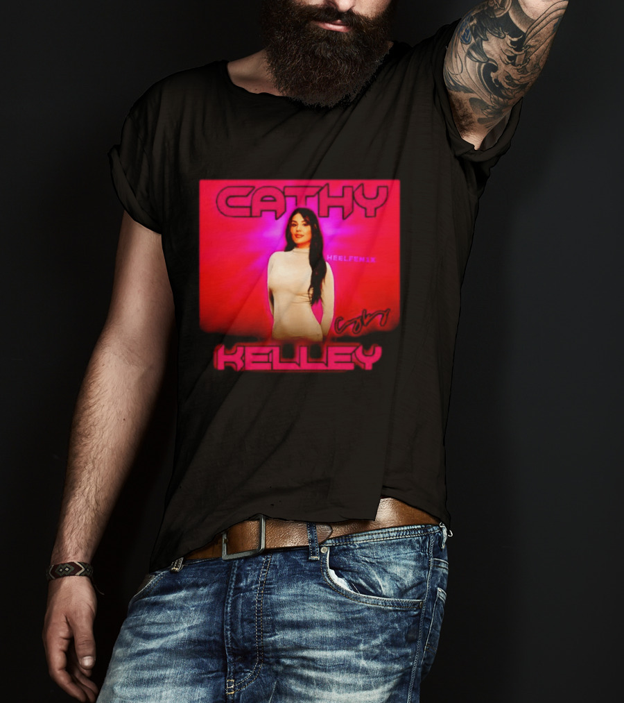 Cathy Kelley HEELFEMIX Pink T-Shirt