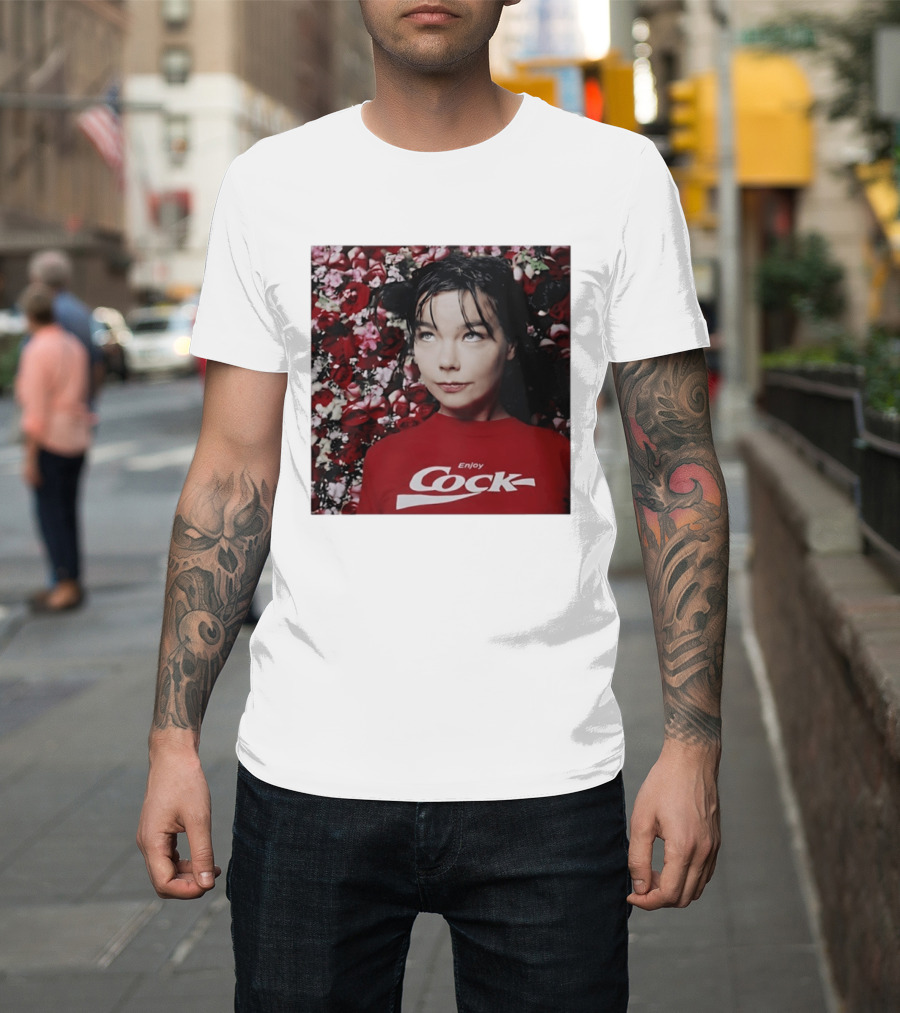 Bjork Enjoy Cock Vintage Inspired 2023 Floral T-Shirt