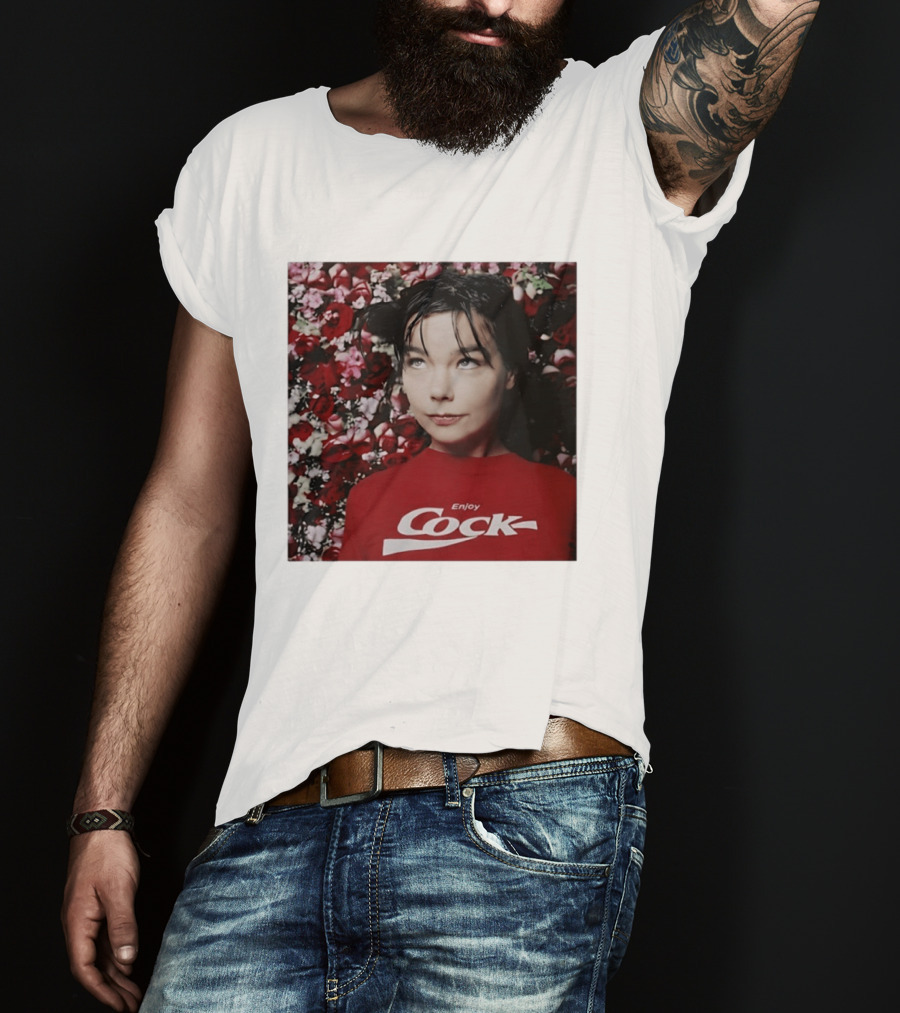 Bjork Enjoy Cock Vintage Inspired 2023 Floral T-Shirt