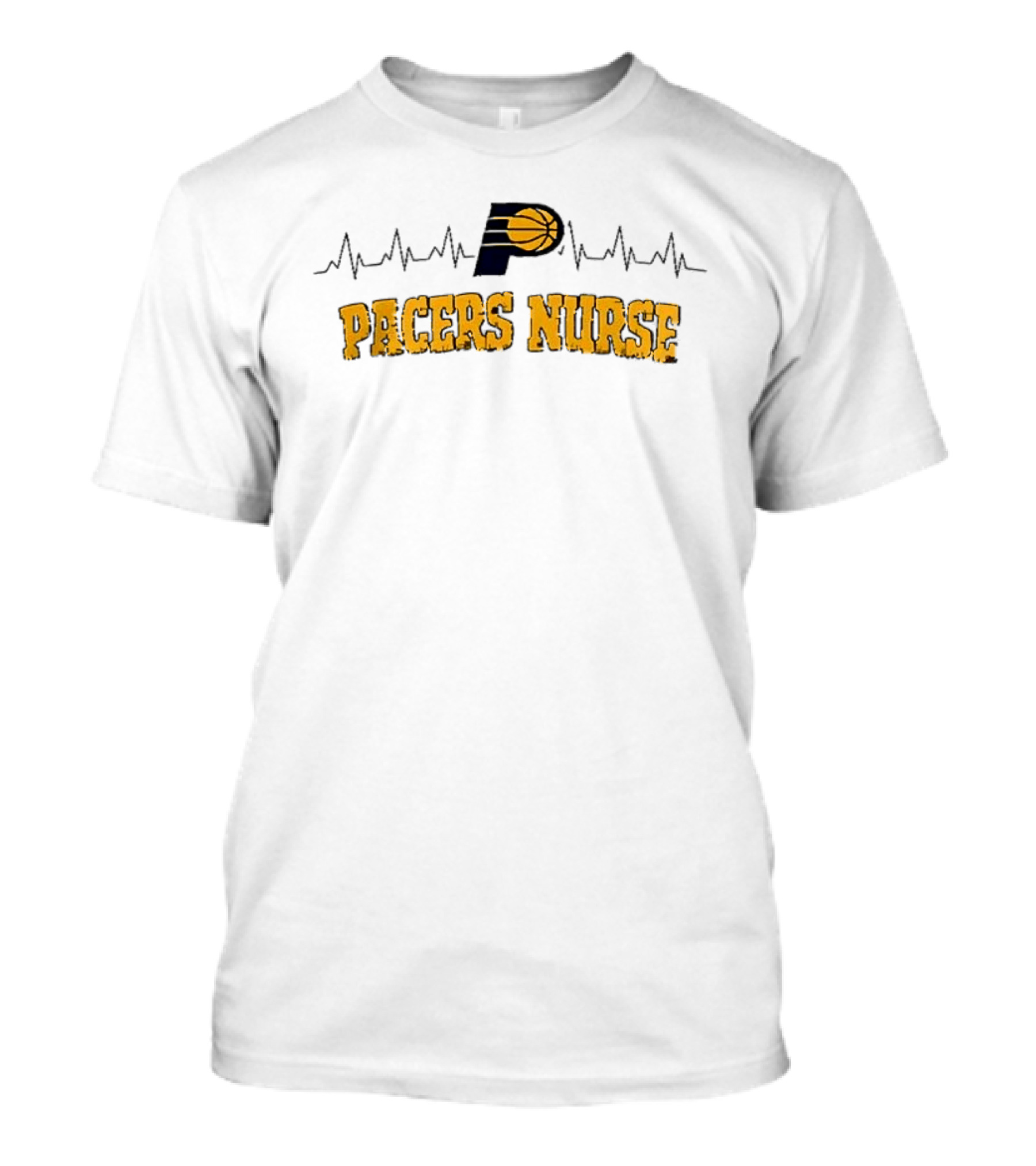 Indiana Pacers Nurse Heartbeat Appreciation T-Shirt