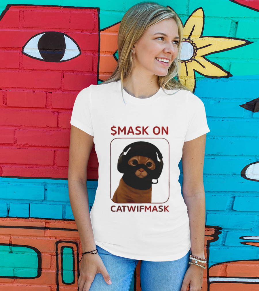 $Mask On Catwifmask T-Shirt
