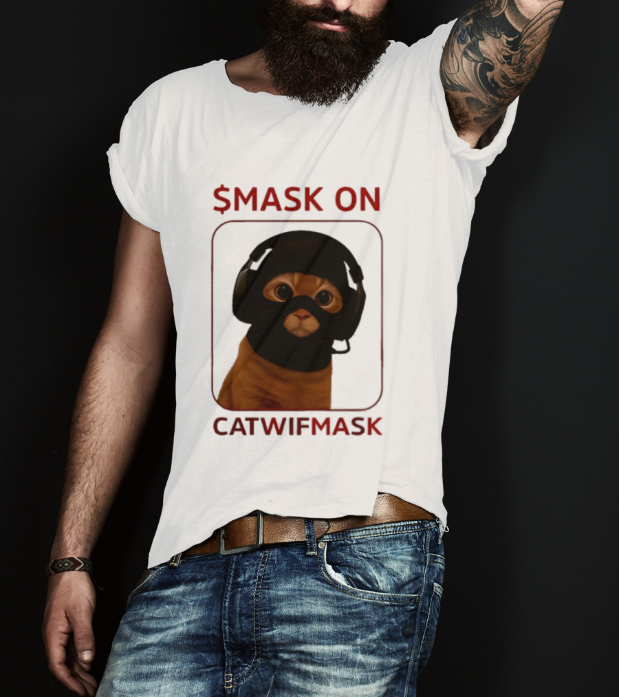 $Mask On Catwifmask T-Shirt