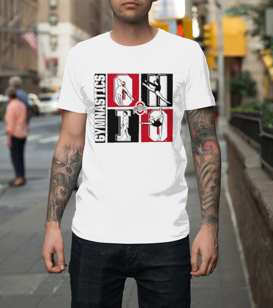 Ohio State Buckeyes Gymnastics OHIO Athlete T-Shirt