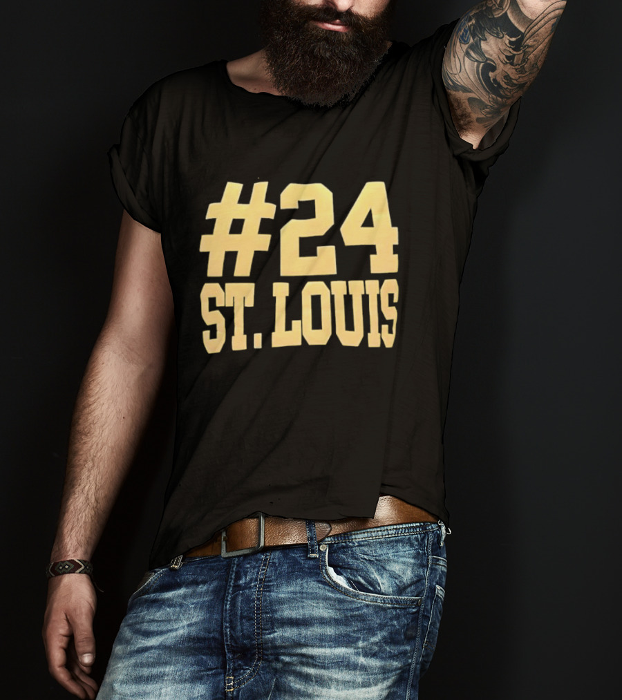#24 St. Louis Sports Team Jersey T-Shirt