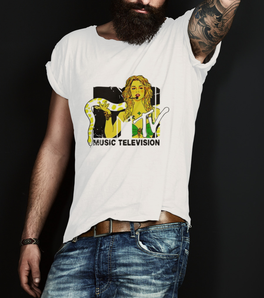 Britney Spears MTV Music Television Snake T-Shirt