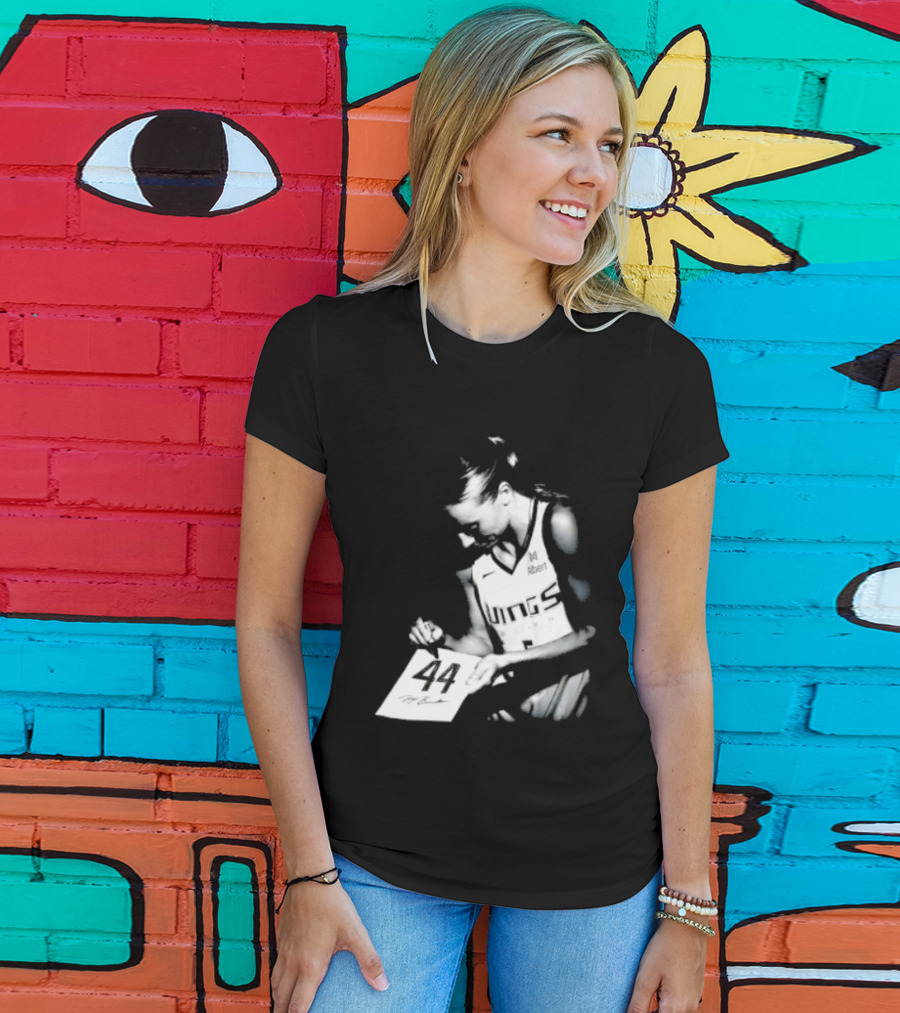 Paige Bueckers 44 Dallas Wings Basketball Women's Team Jersey T-Shirt