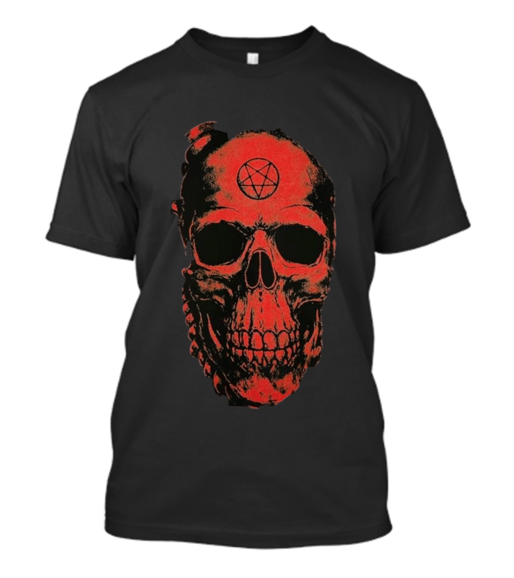 Spite New World Killer Tour 2026 VIP Bundle Exclusive Red Skull Pentagram T-Shirt