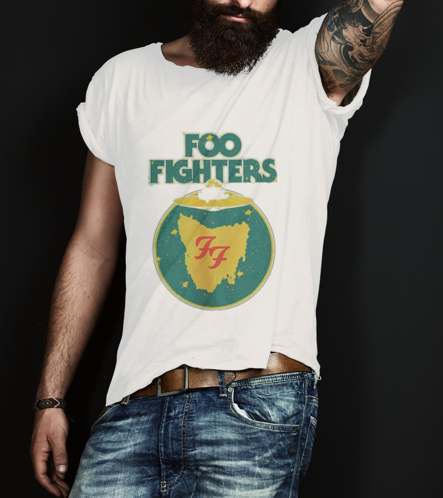 Foo Fighters Australia Tasmania 2026 Utas Stadium January 24 UFO Australia T-Shirt