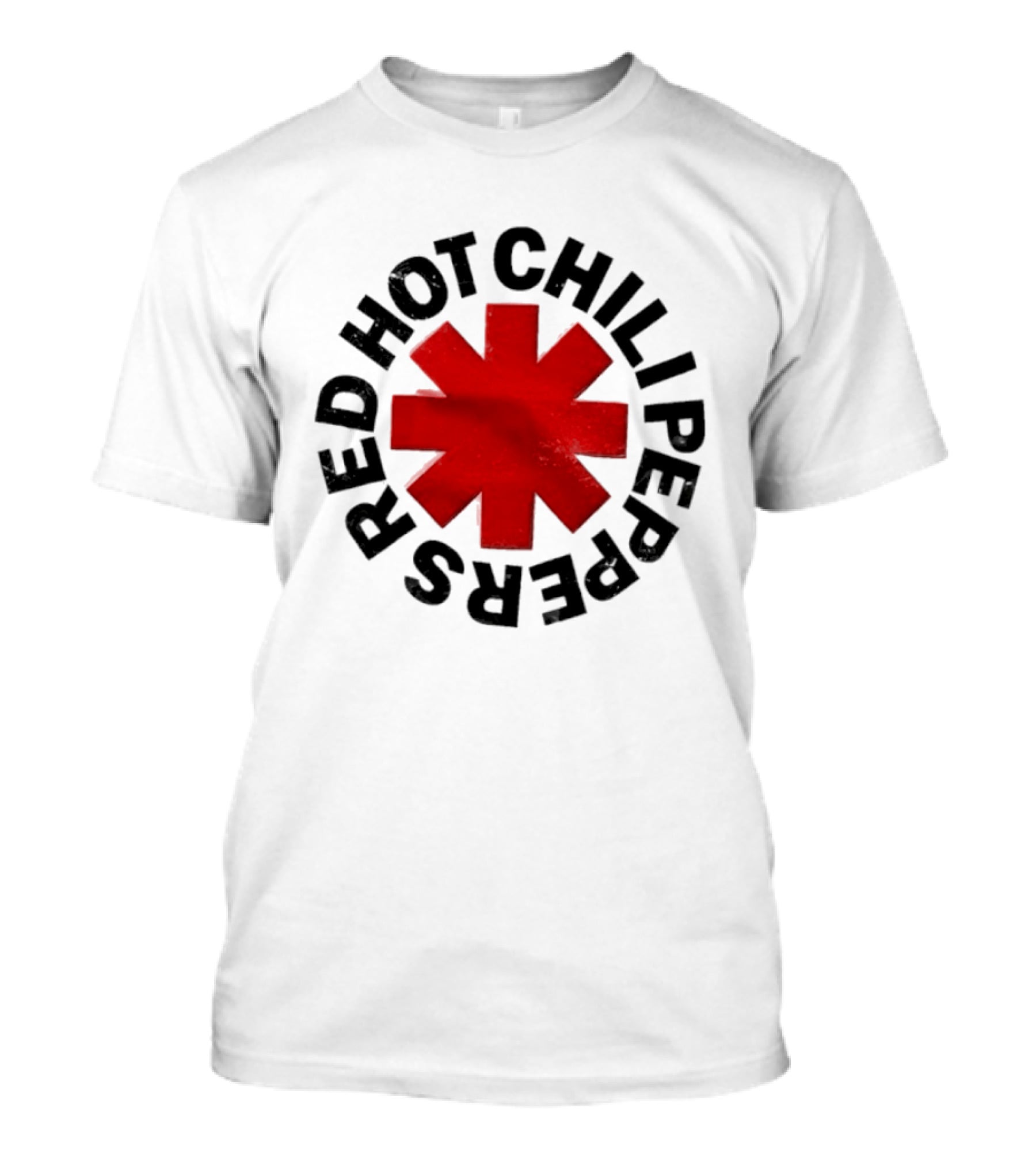 Red Hot Chili Peppers Red Asterisk Iconic Band T-Shirt