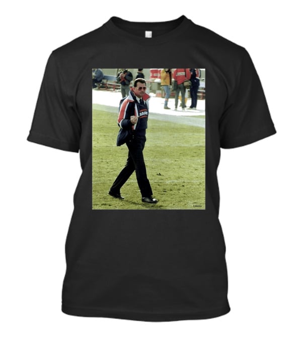 Chicago Bears Mike Ditka Da Coach Middle Finger Meme T-Shirt