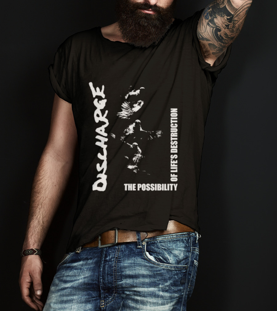 Discharge The Possibility Of Life's Destruction Face Fragmentation T-Shirt