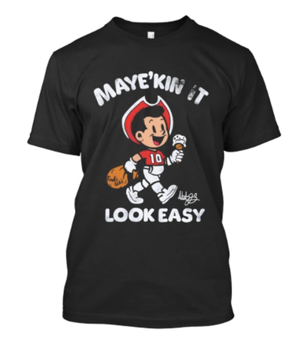 Maye'kin It Look Easy Chicken Drumstick Cartoon T-Shirt