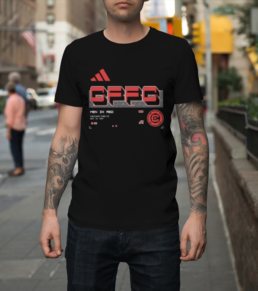 CFFC Men In Red Chicago Fire Mbekezeli Mbokazi T-Shirt