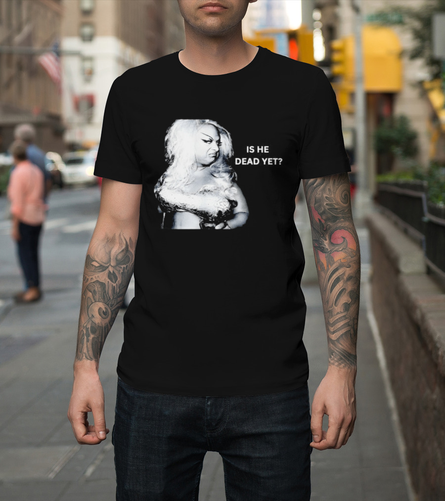 Is He Dead Yet Subtle FDT Protest T-Shirt