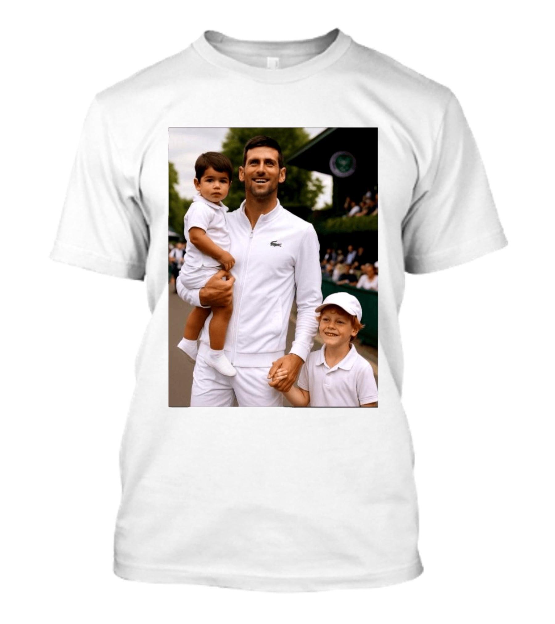 Djokovic Alcaraz And Jannik Kid Australian Open T-Shirt