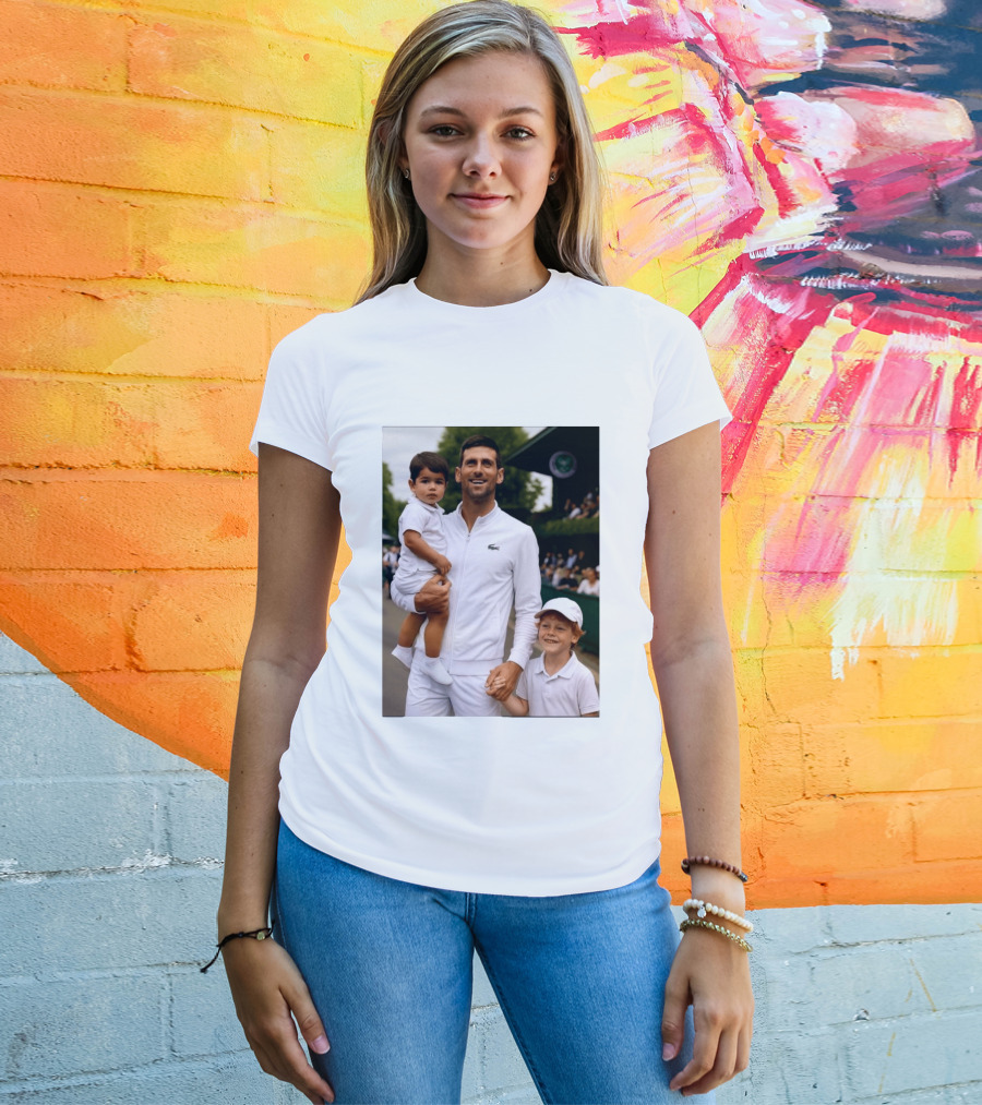 Djokovic Alcaraz And Jannik Kid Australian Open T-Shirt