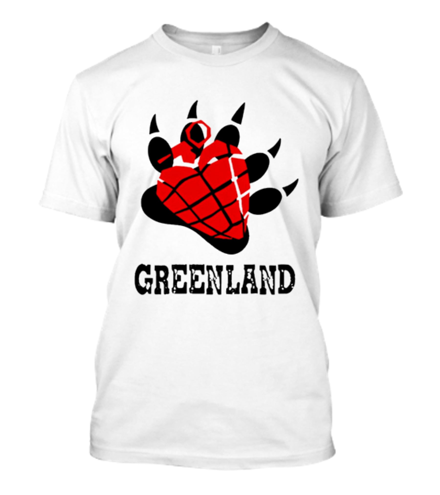 Greenland Green Day Heart And Claws T-Shirt