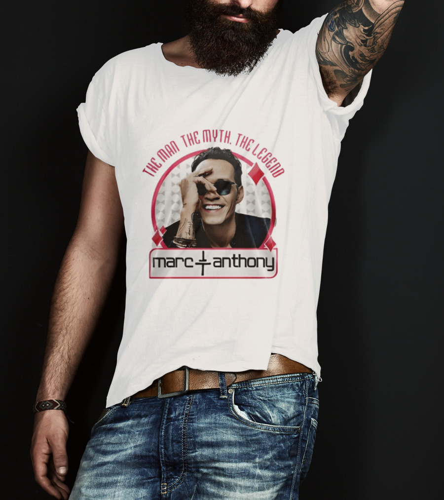 The Man The Myth The Legend Marc Anthony Vegas My Way Vivir Mi Vida 2026 T-Shirt