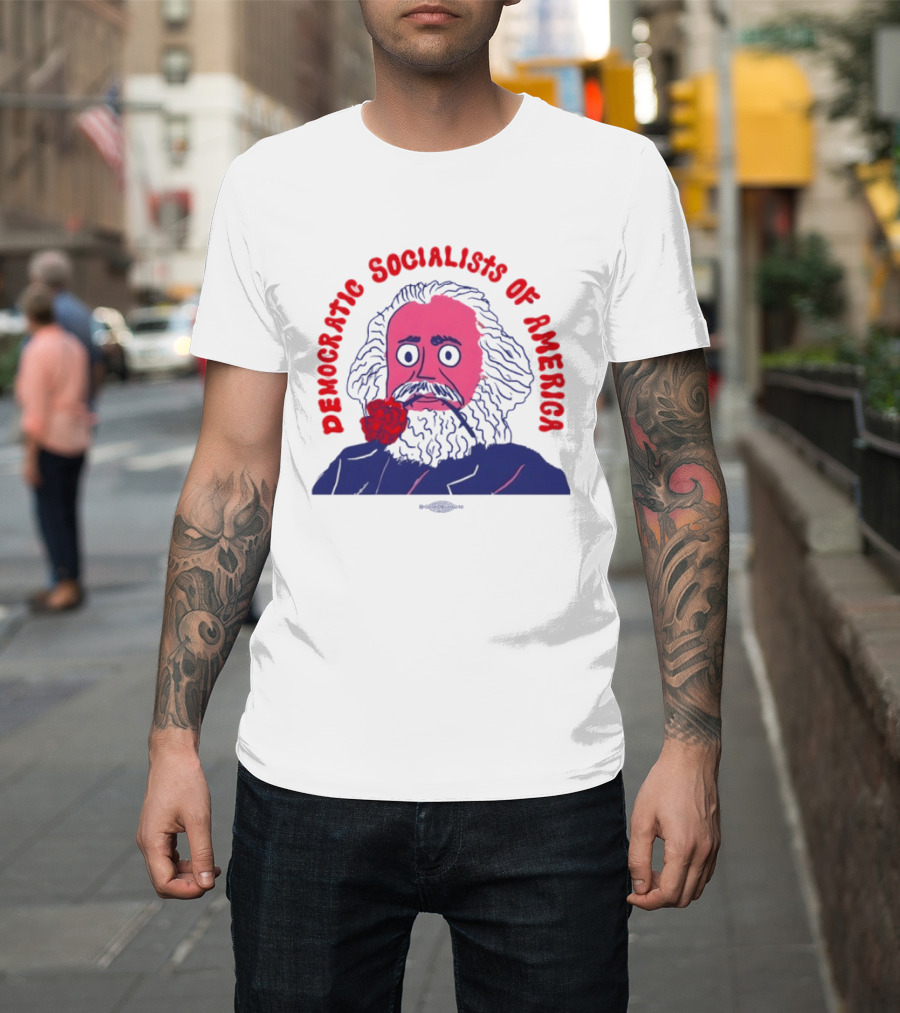 Democratic Socialists Of America Marx Rose T-Shirt