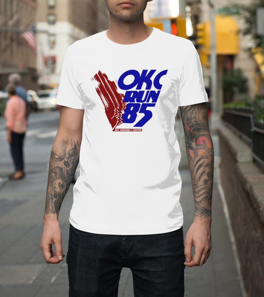 OKC Run 85 OKC Assembly Center Racing Event T-Shirt