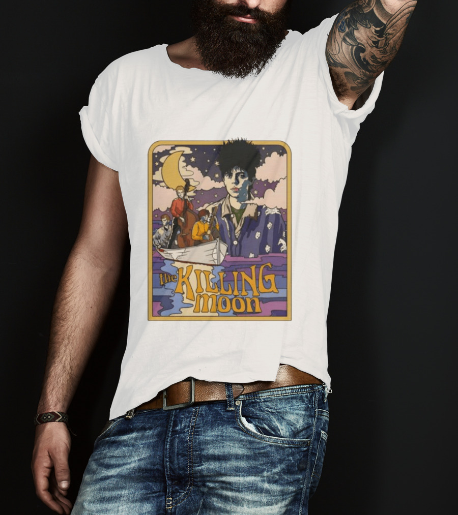 The Killing Moon 42nd Anniversary Retro Band Art Lunar T-Shirt