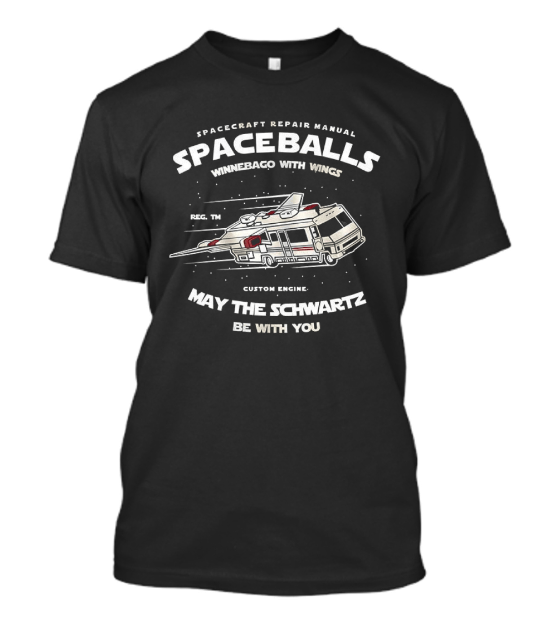 Spacecraft Repair Manual Spaceballs Winnebago With Wings May The Schwartz Be With You T-Shirt