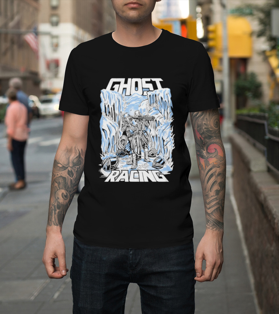 Ghost Racing Snowtrooper Frozen Specter Adventure T-Shirt
