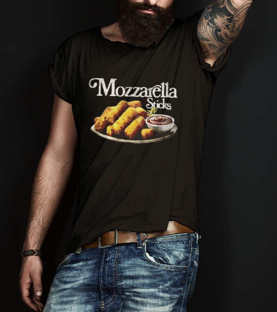Mozzarella Sticks With Tomato Dipping Sauce Delight T-Shirt