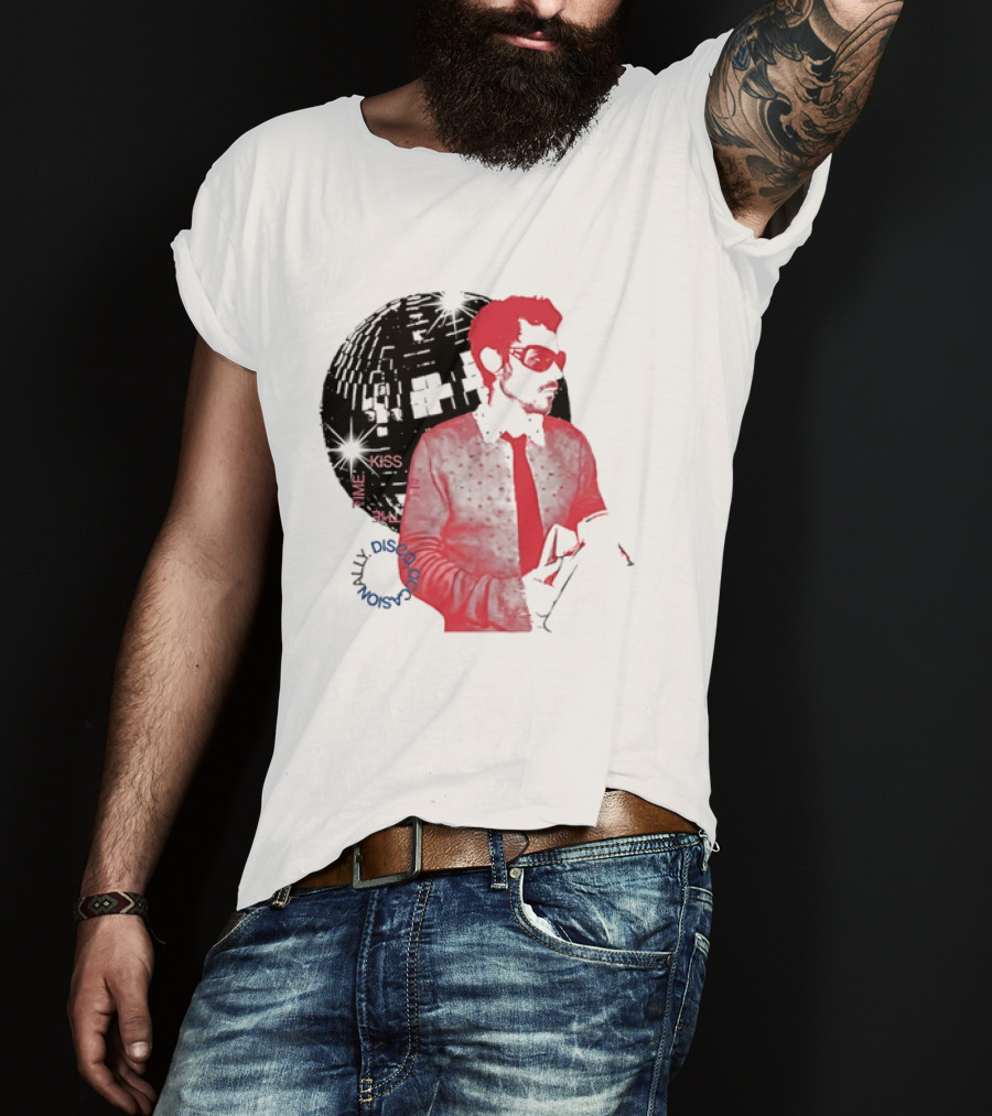 Harry Kiss All The Time Funky Disco Vibes T-Shirt