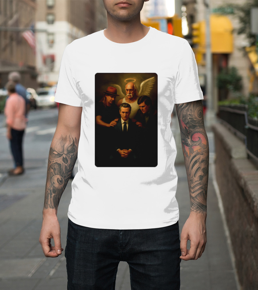 The Chosen One Gavin Newsom Angelic Gathering T-Shirt