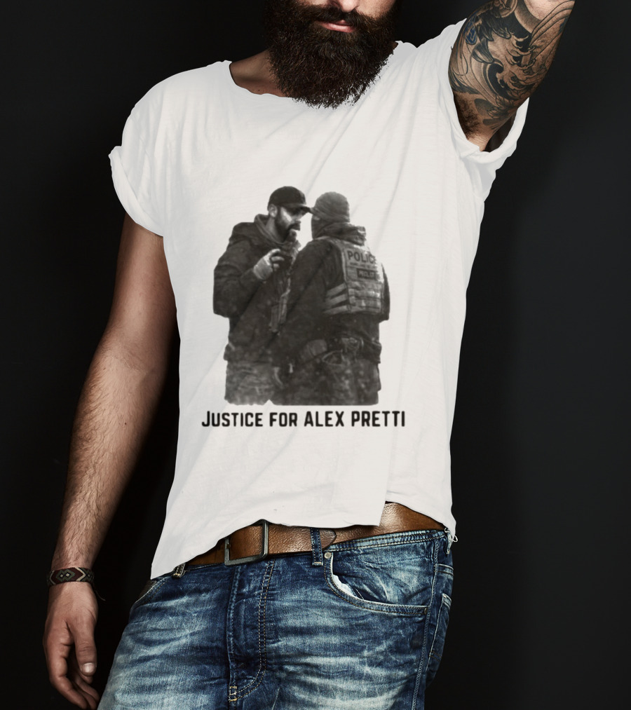 Justice For Alex Pretti Police Encounter T-Shirt