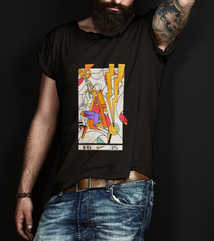 KD 35 Nike Artistic Lightning Basketball T-Shirt