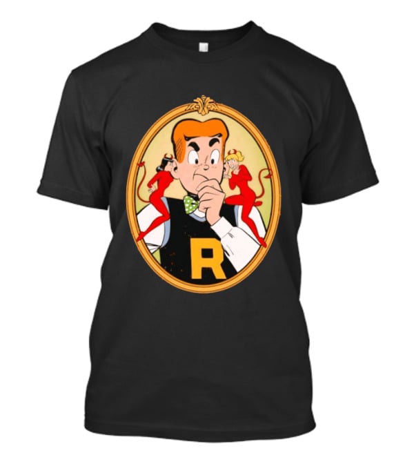 Betty And Veronica Devils Archie Comics Vintage Cartoon Characters T-Shirt