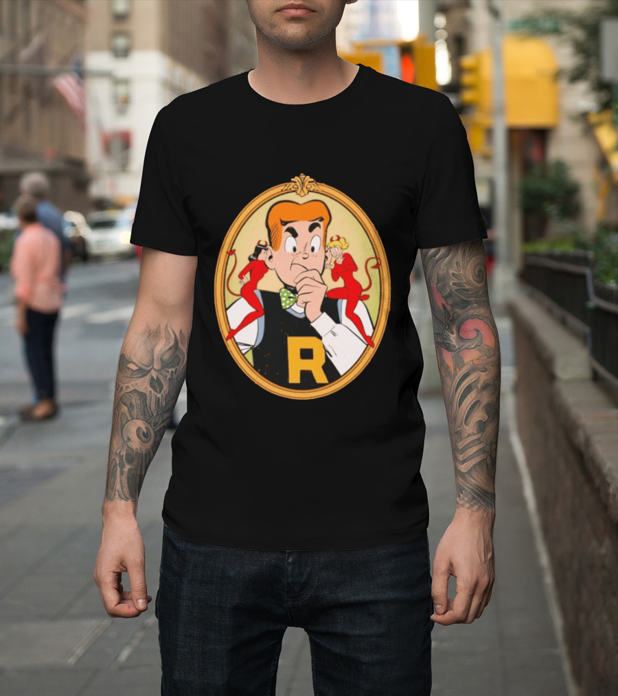 Betty And Veronica Devils Archie Comics Vintage Cartoon Characters T-Shirt