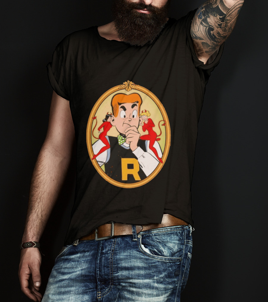 Betty And Veronica Devils Archie Comics Vintage Cartoon Characters T-Shirt