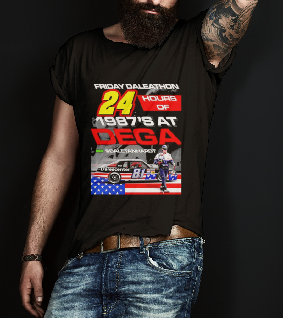 Friday Daleathon 24 Hours Of 1987's Race At Dega @DaleTanhardt 81 T-Shirt