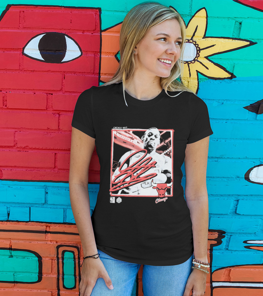 Dennis Rodman Chicago Bulls Basketball T-Shirt