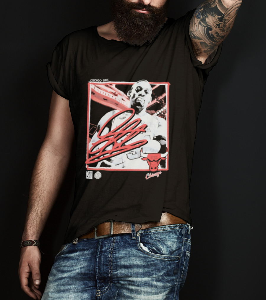 Dennis Rodman Chicago Bulls Basketball T-Shirt