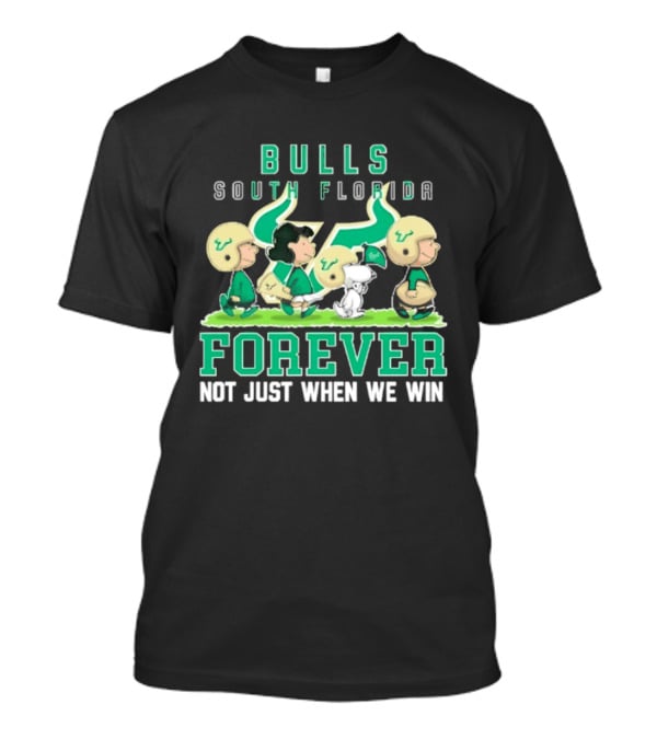 South Florida Bulls Peanuts Collaboration Forever Not Just When We Win T-Shirt