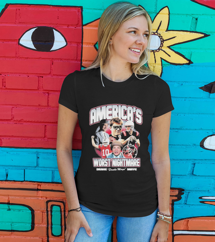 America's Worst Nightmare Drake Maye Football Highlights T-Shirt